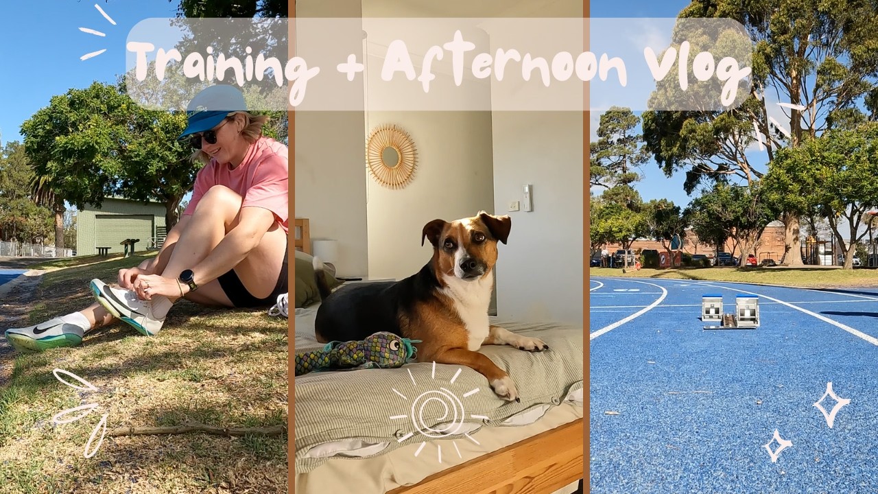 Athletics training + afternoon vlog
