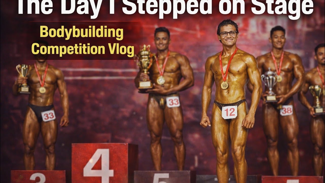 4th Place at My Bodybuilding Competition 💪🔥 | This Is Just The Beginning