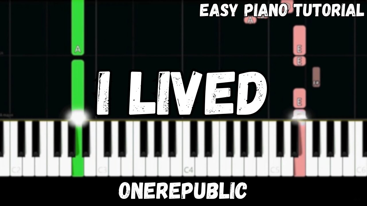 OneRepublic - I Lived (Easy Piano Tutorial)