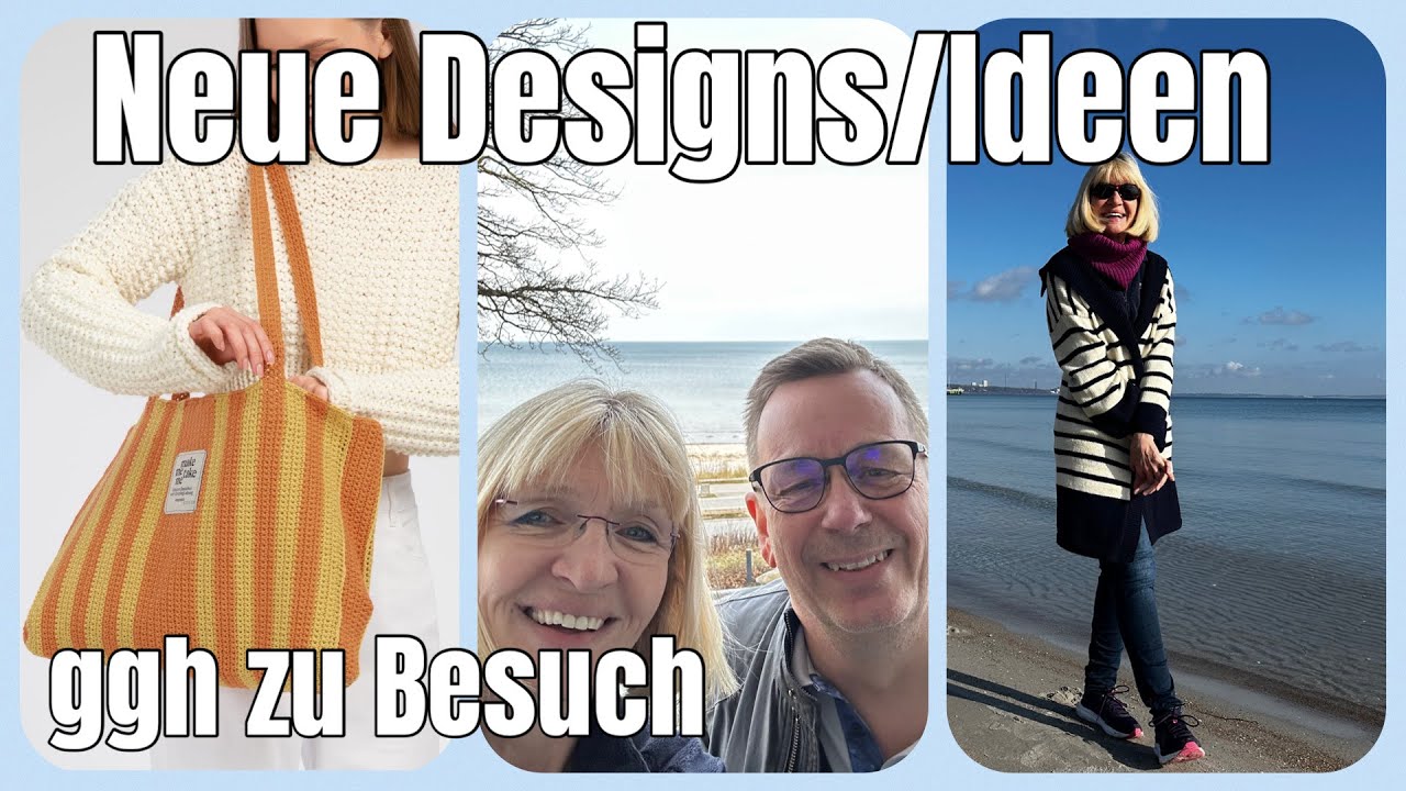 ggh zu Besuch - neue Strickdesigns - Garn-Unboxing - Ideen