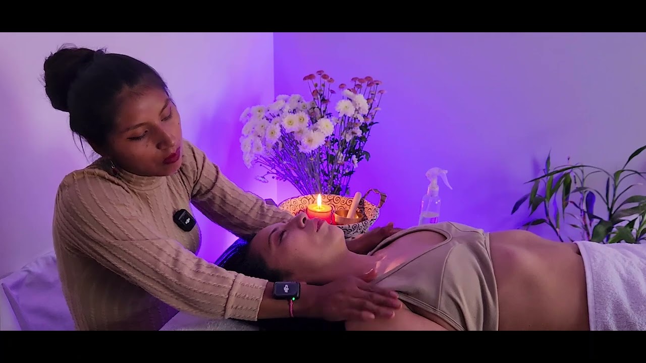 Paulina ASMR / Whispers & relaxing massage for sleep