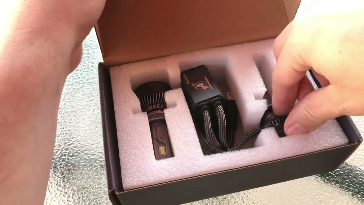 Led K5C 4300k - Teste e comparação com outros leds e lâmpada original - Unboxing
