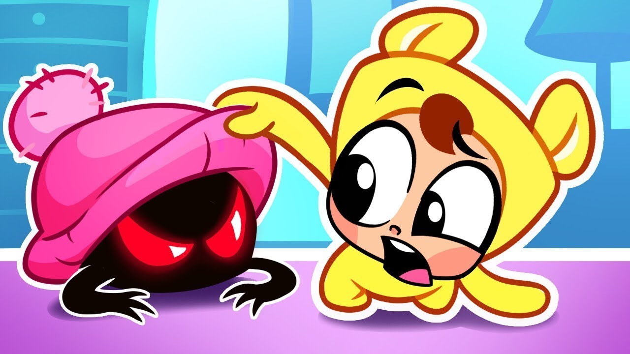 What's Under My Hat? 🎩 Is It a Monster? Funny Cartoons for Kids & Nursery Rhymes