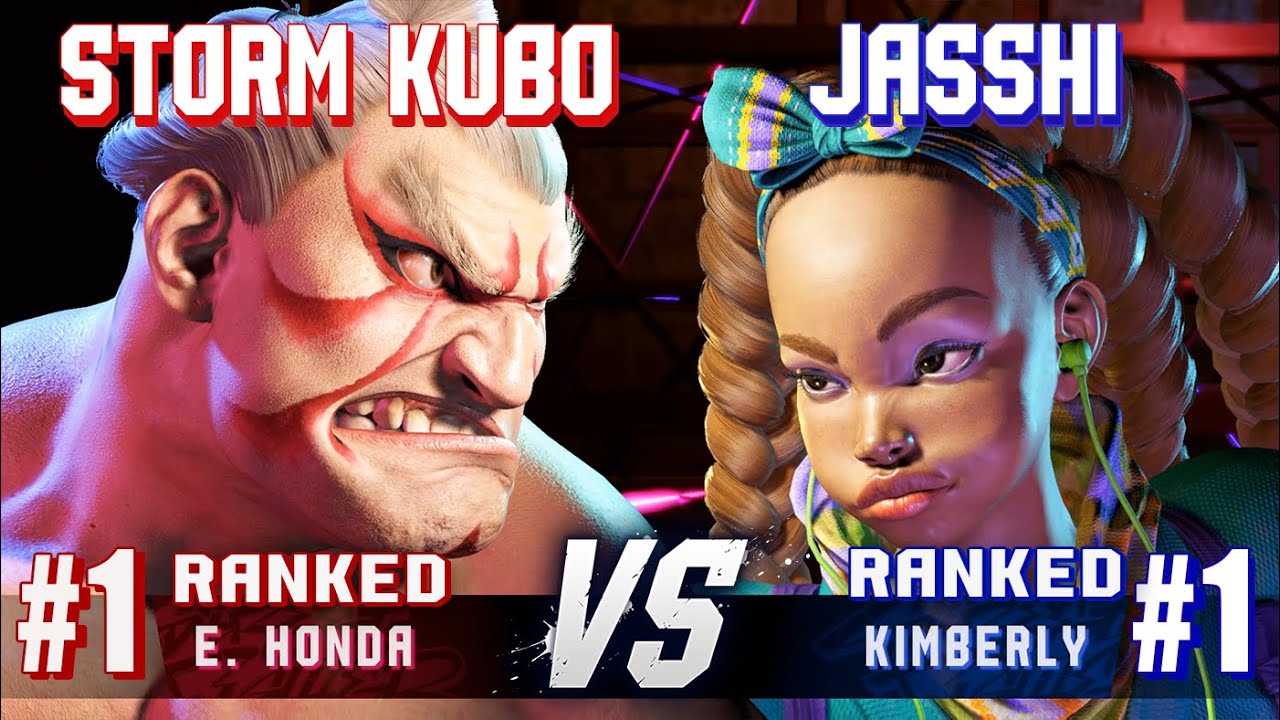 SF6 ▰ STORM KUBO (#1 Ranked E.Honda) vs JASSHI (#1 Ranked Kimberly) ▰ High Level Gameplay
