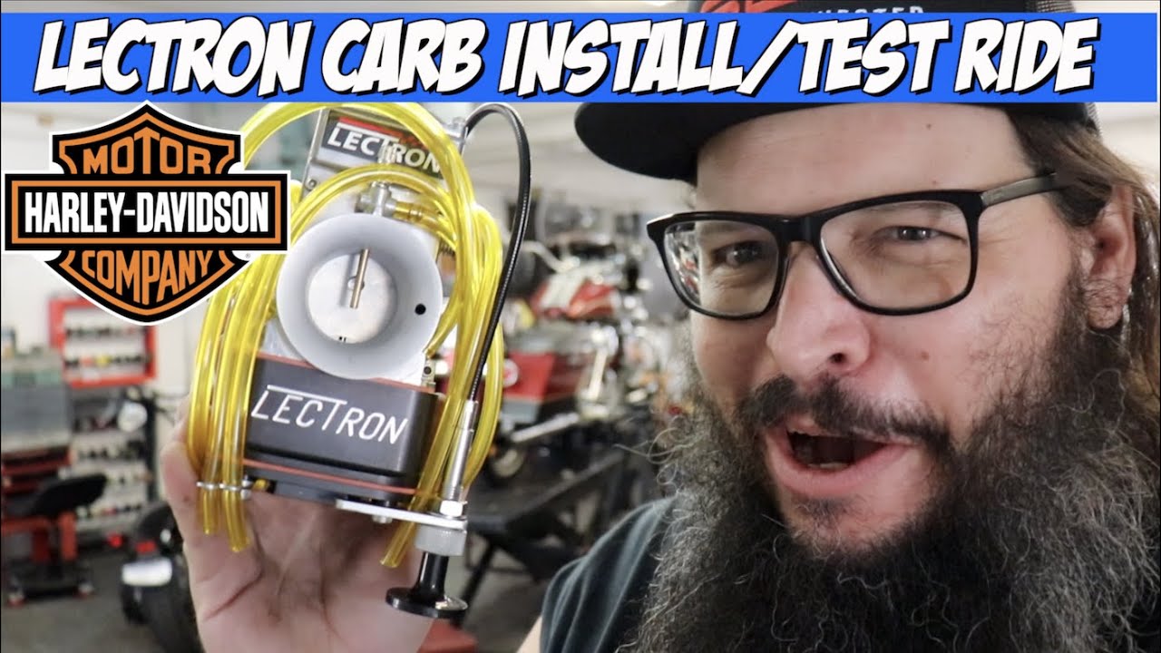 Lectron carb installation on my Harley Davidson FXR