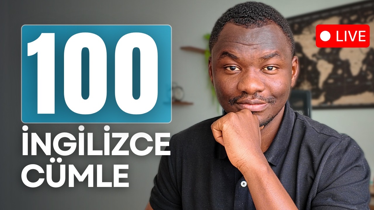 100 İngilizce C&uuml;mle &ndash; Ders 1 | G&uuml;nl&uuml;k Kullanım + &Uuml;cretsiz PDF (A&ccedil;ıklamada)