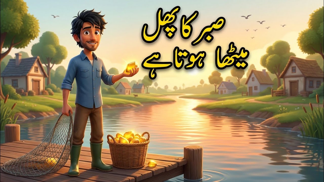 Honest Fisherman 3D Animated Story – صبر اور محنت کا انعام | صبر کا پھل میٹھا ہے