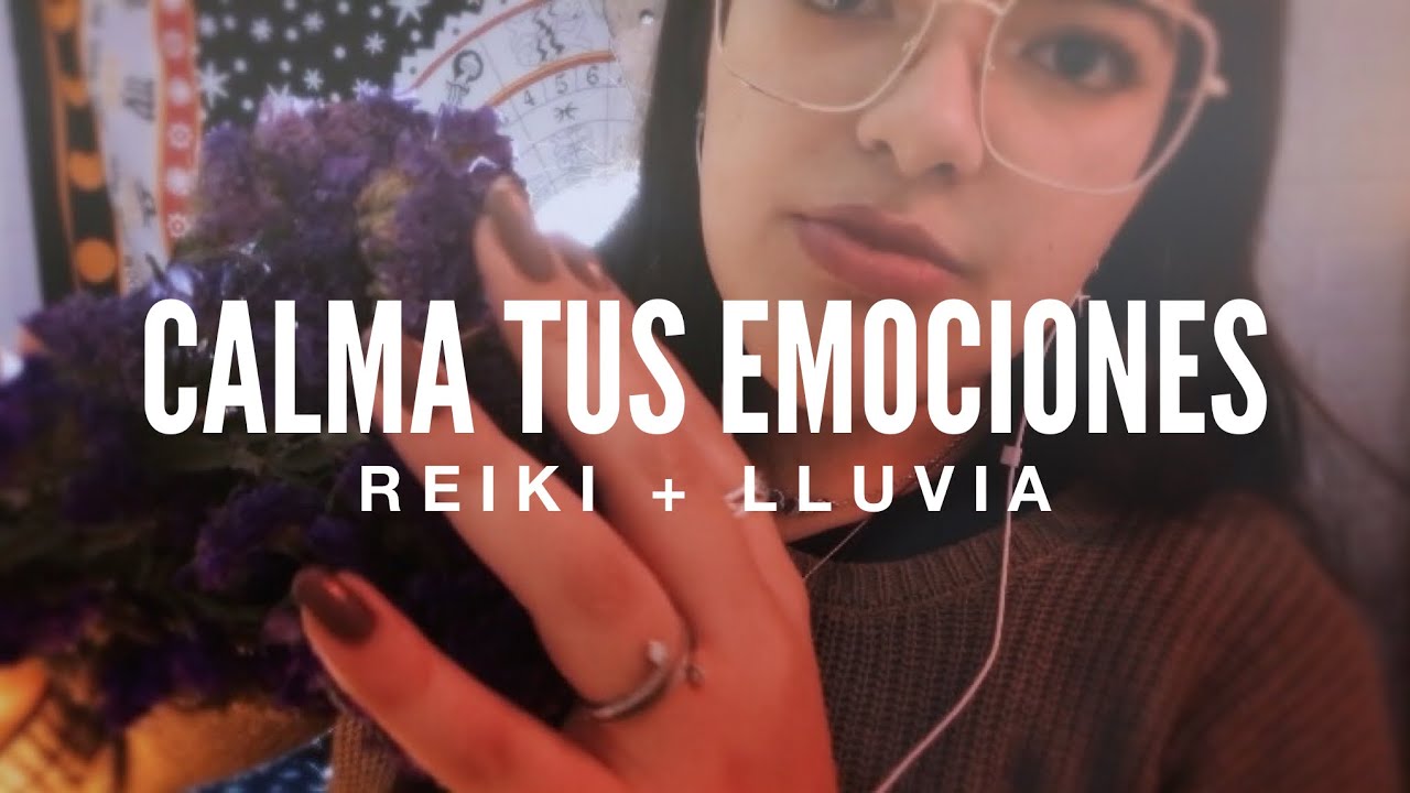 ASMR Para calmar la turbulencia emocional 🥀 (reiki, lluvia, flores secas, inaudible)