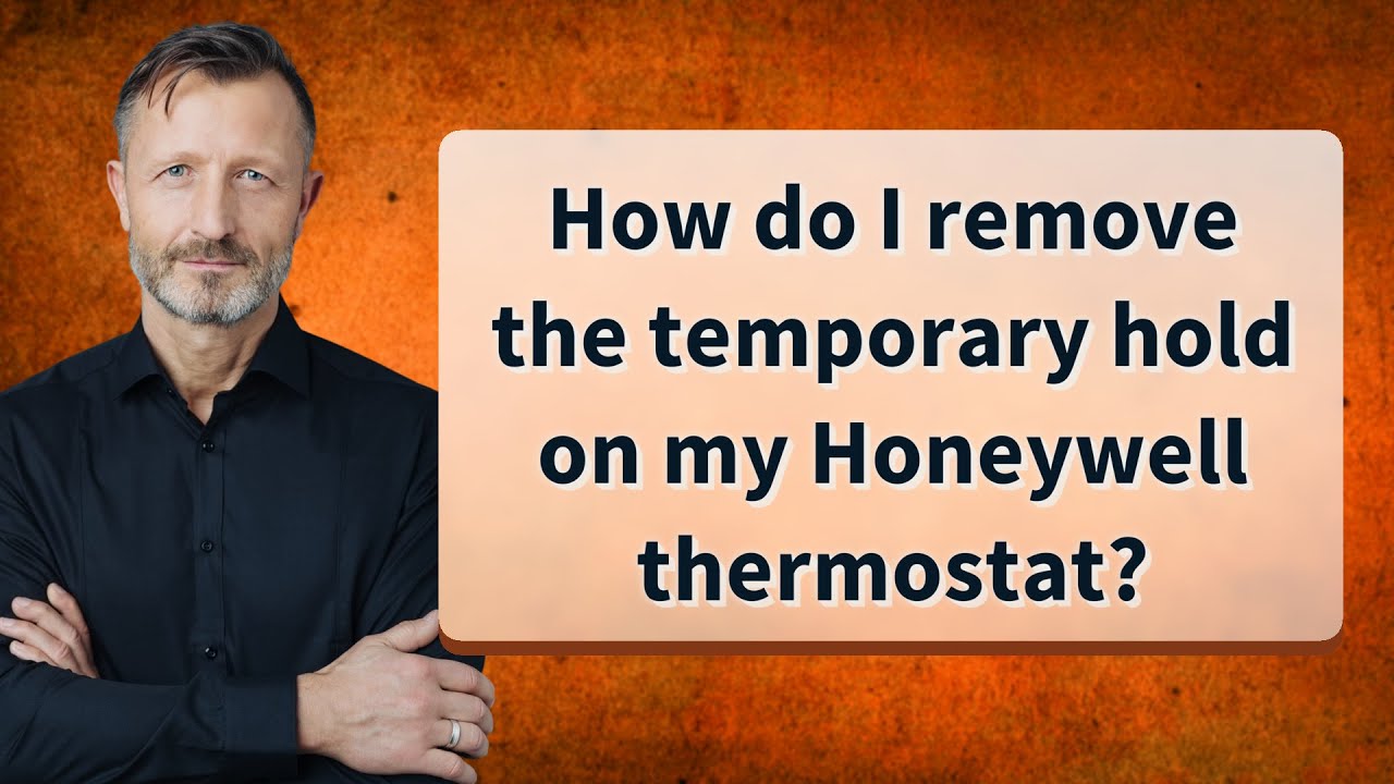 Как снять временную блокировку с термостата Honeywell?
