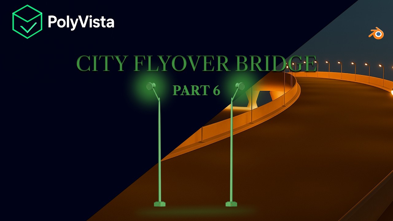 city flyover bridge PART 6 #blender  #model #blender3d #3dmodeling