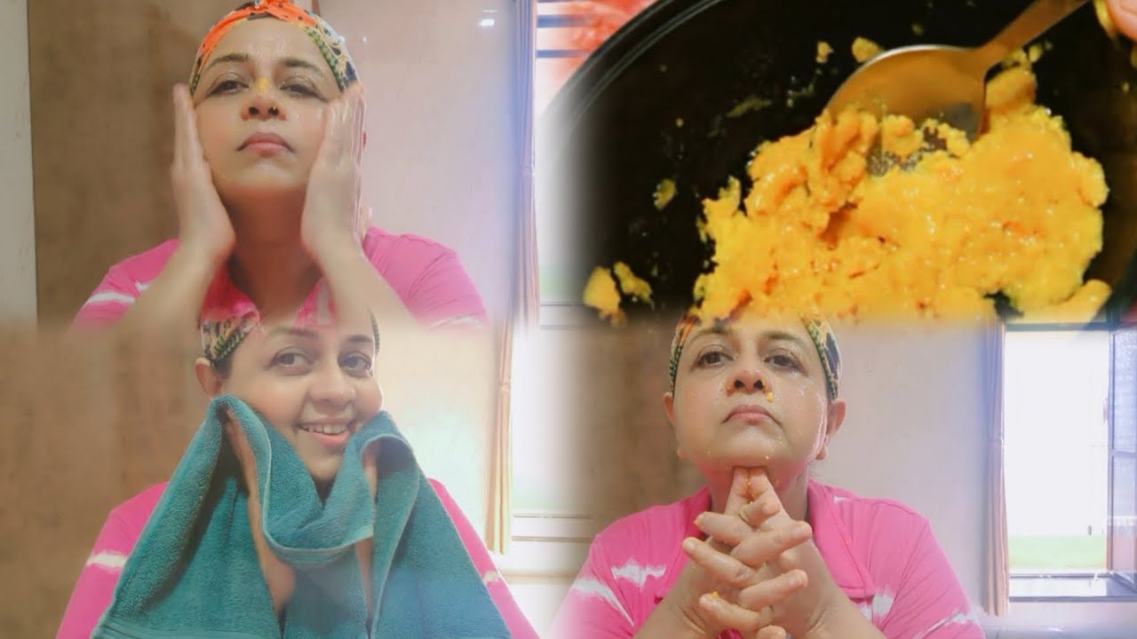 Orange 🍊 Peel Face Mask !! Glow & Whitening Facial at Home !!👌