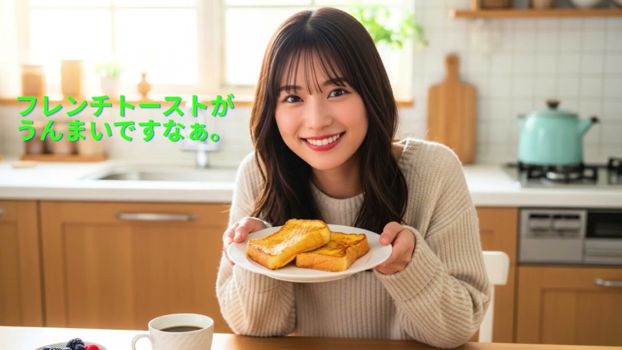 【Suno AI】フレンチトーストがうんまいですなぁ。【アイドルソング】