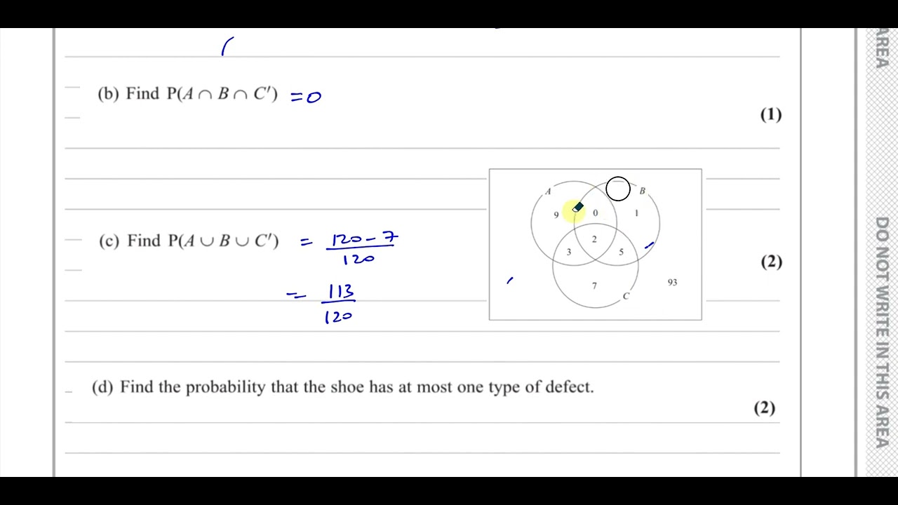 WST01/01, (Edexcel) IAL S1 January 2022, Q1, Probability & Venn Diagrams