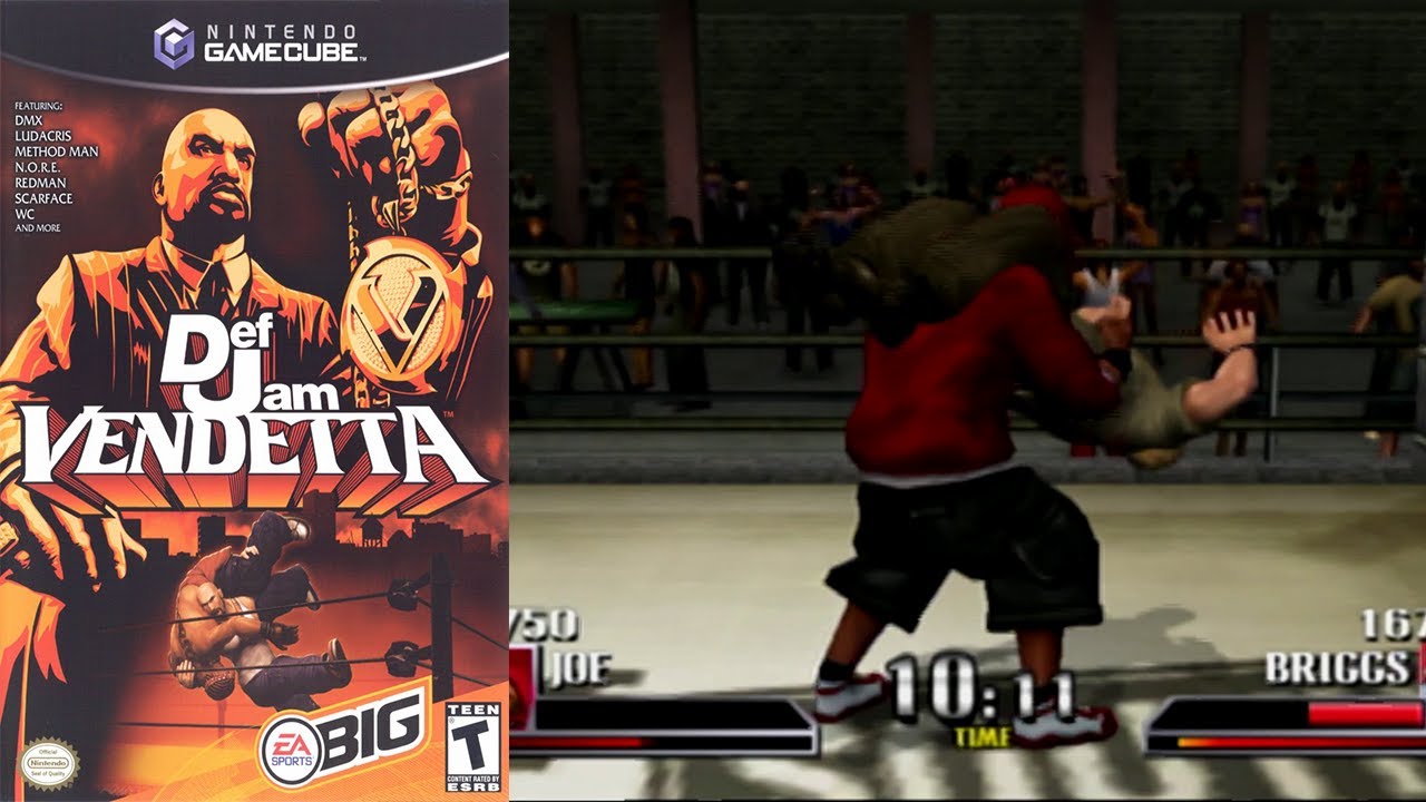 Playing Def Jam vendetta in 2022 (GameCube)