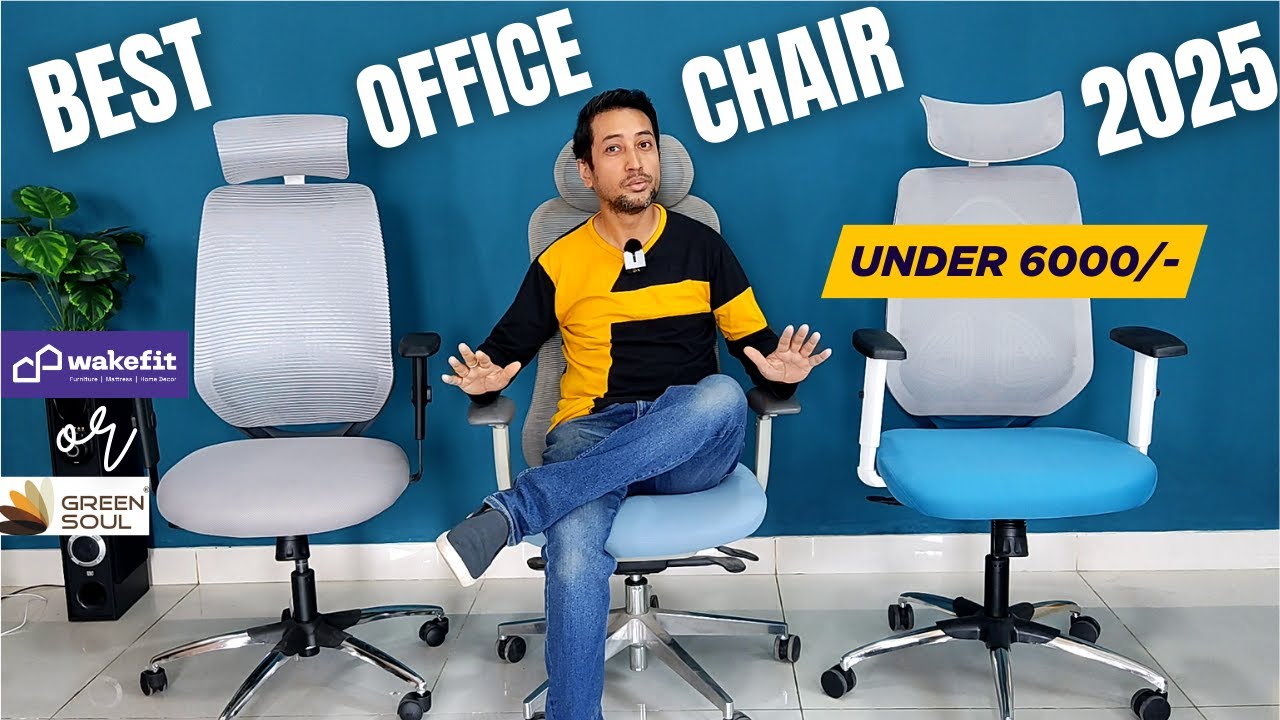 Best Office Chair 2025? WakeFit Office Chair Review vs Green Soul Chair Review 🔥 Honest Comparison