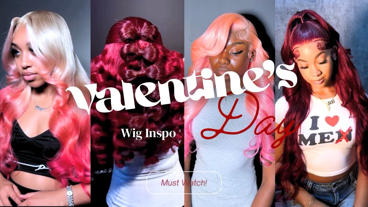 The BEST Valentine’s Day wig styles & colors💕 | Wig Inspo | (Must Watch!)