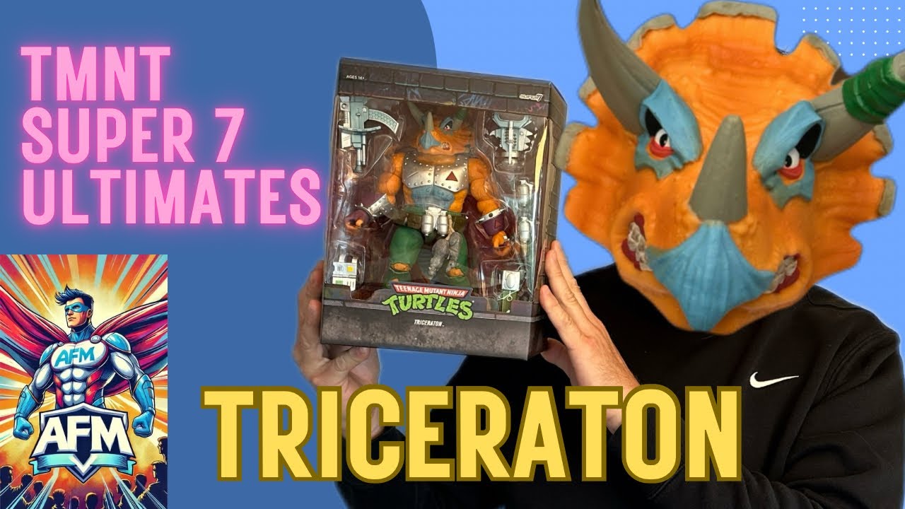 TMNT Super7 Ultimates Triceraton Unboxing & Review | Classic Villain Returns!