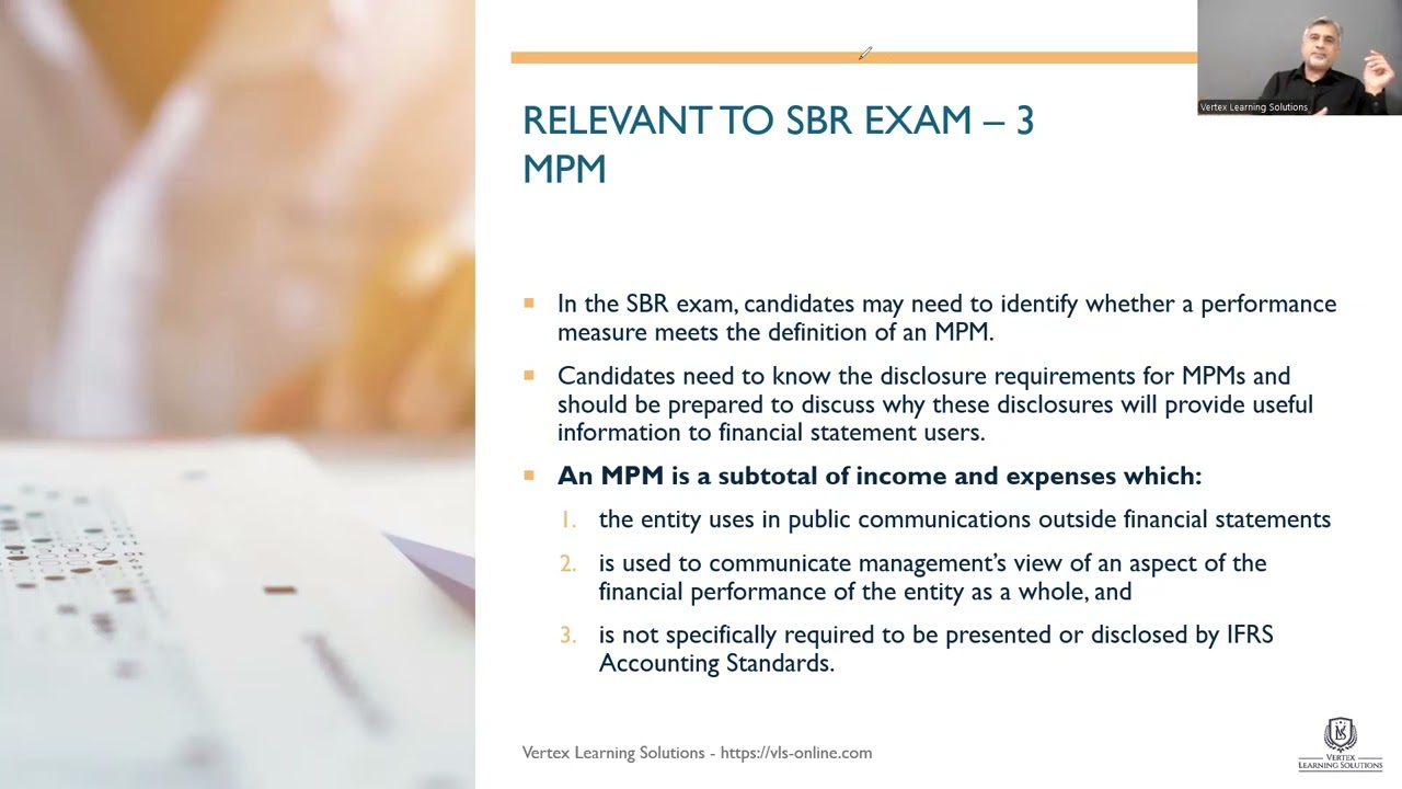 IFRS 18 and ACCA SBR Exam