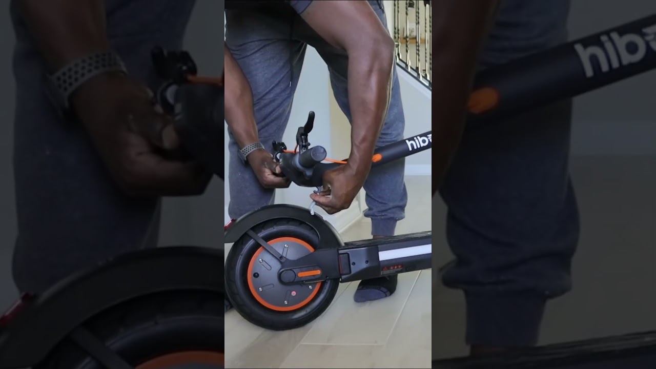 Convenient folding scooter.#scooter #electricscooter #escooter #scootering #citywalk #hiboy