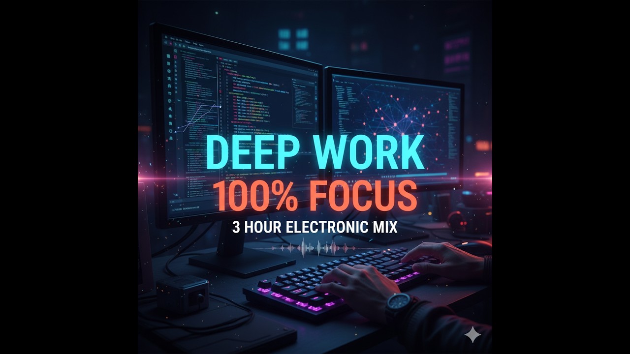 3 Hour Hyper Focus Electronic Music for Studying, Coding & Rapid Learning | Electronic Beats