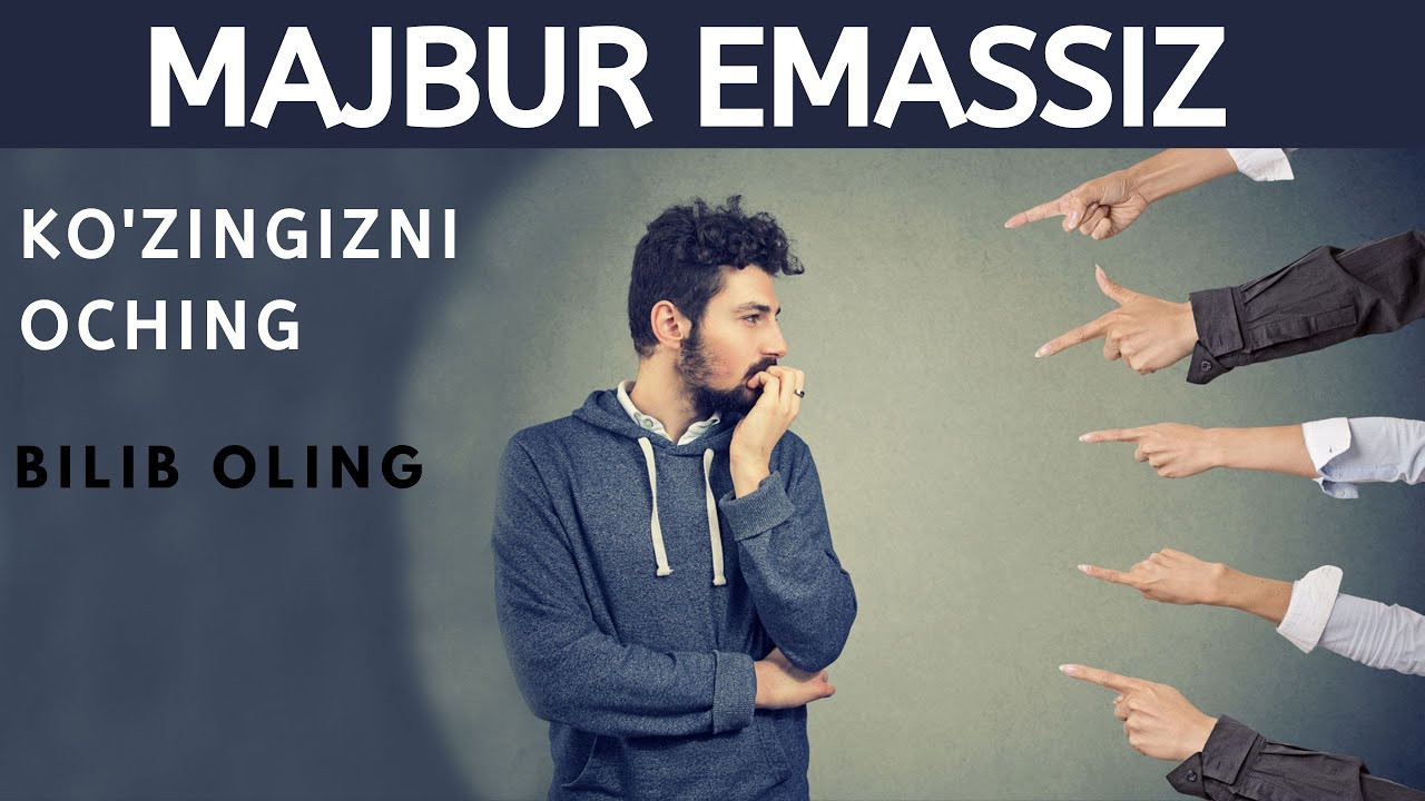 Shaxsiy rivojlanishdagi tavsiyalar. Majbur emassiz. Bu gaplar sizga motivatsiya berishiga ishonaman