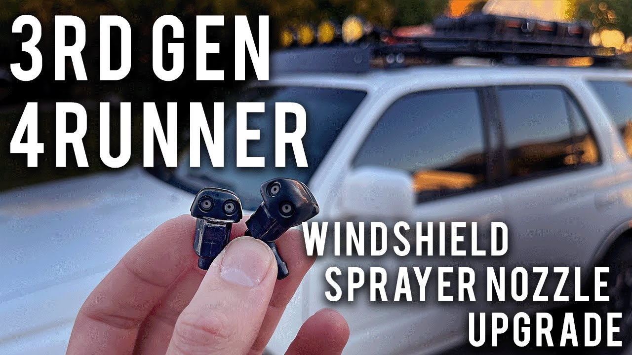 3rd Gen Toyota 4Runner Windshield Sprayer Upgrade
