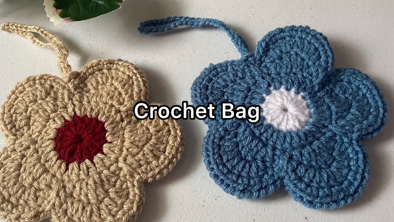 Cute Crochet Flower Purse Tutorial
