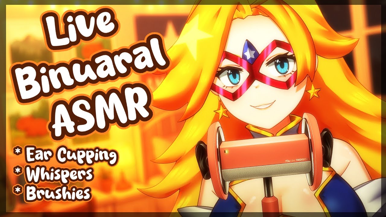 [Live ASMR] My Magic Power is Curing Your Insomnia 💕 ( ear cupping, brushing, and more)