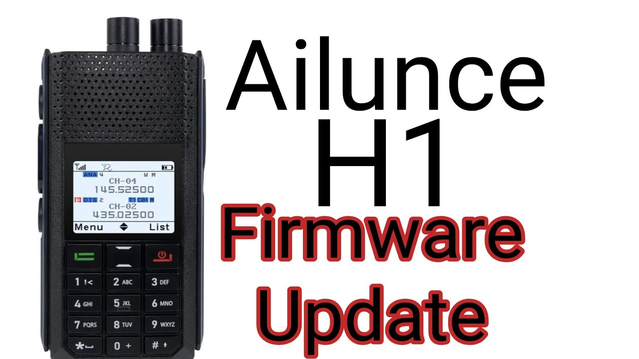 Ailunce H1, обновление прошивки v1.0.1.07.44 DMR VHF UHF, GPS