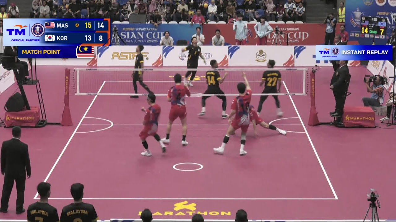MAS vs KOR - Semi Final - ASTAF Sepaktakraw Asian Cup Kuala Lumpur 2025