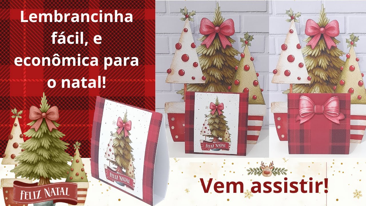 Ideia de lembrancinha fácil e econômica pra presentear no natal! #lembrancinhadenatal