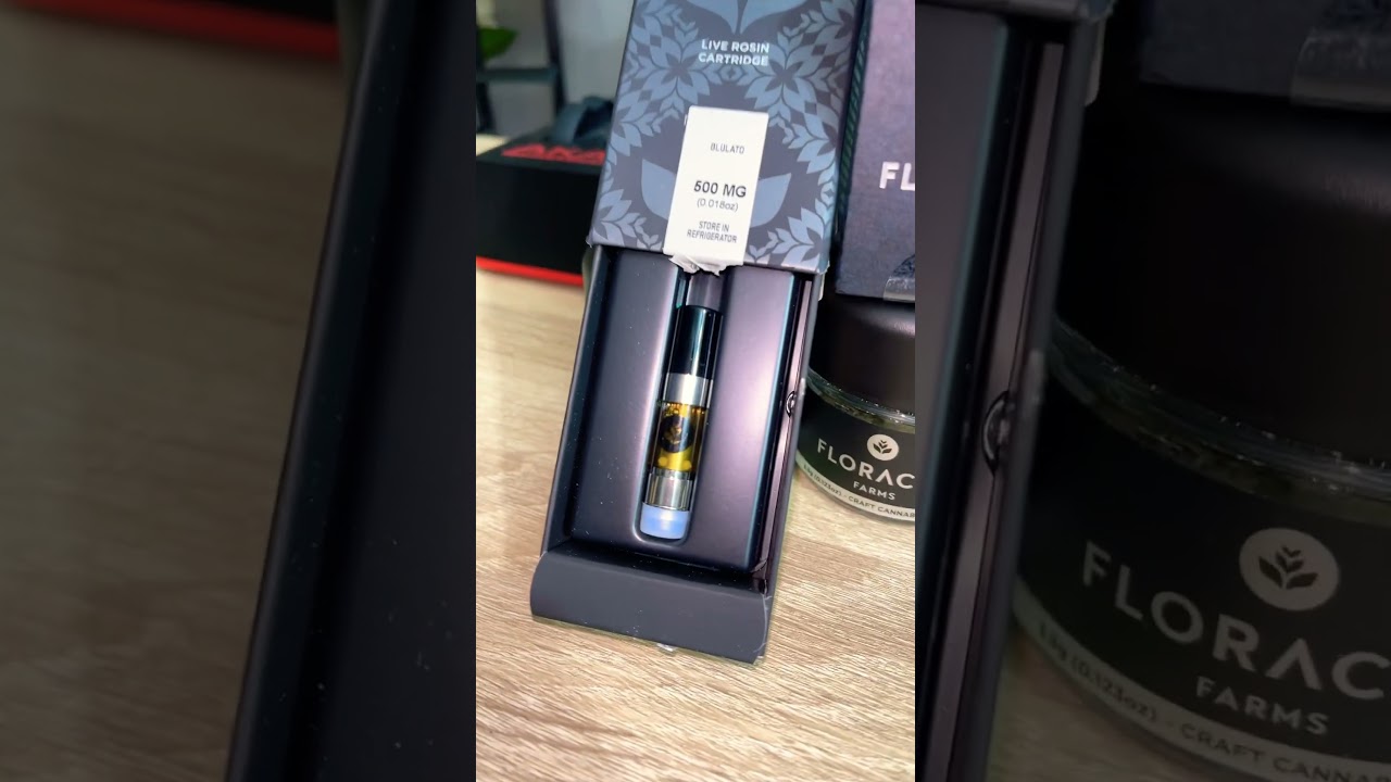FLORACAL &ldquo;BLULATO&rdquo; ROSIN CART #Floracal #Rosin #Weedtube