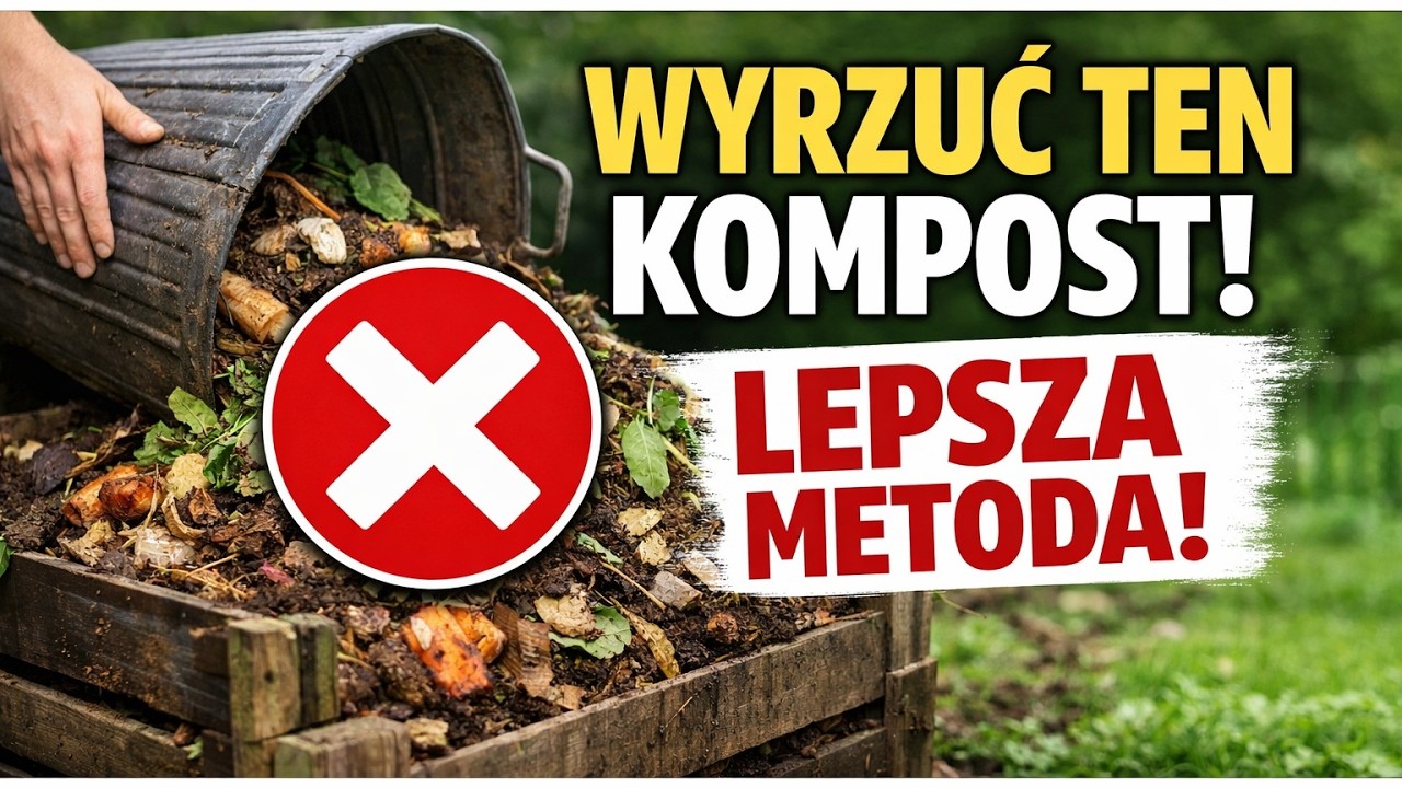 Wyrzuciłem kompostownik! Ta metoda jest PROSTSZA i skuteczniejsza niż kompost.