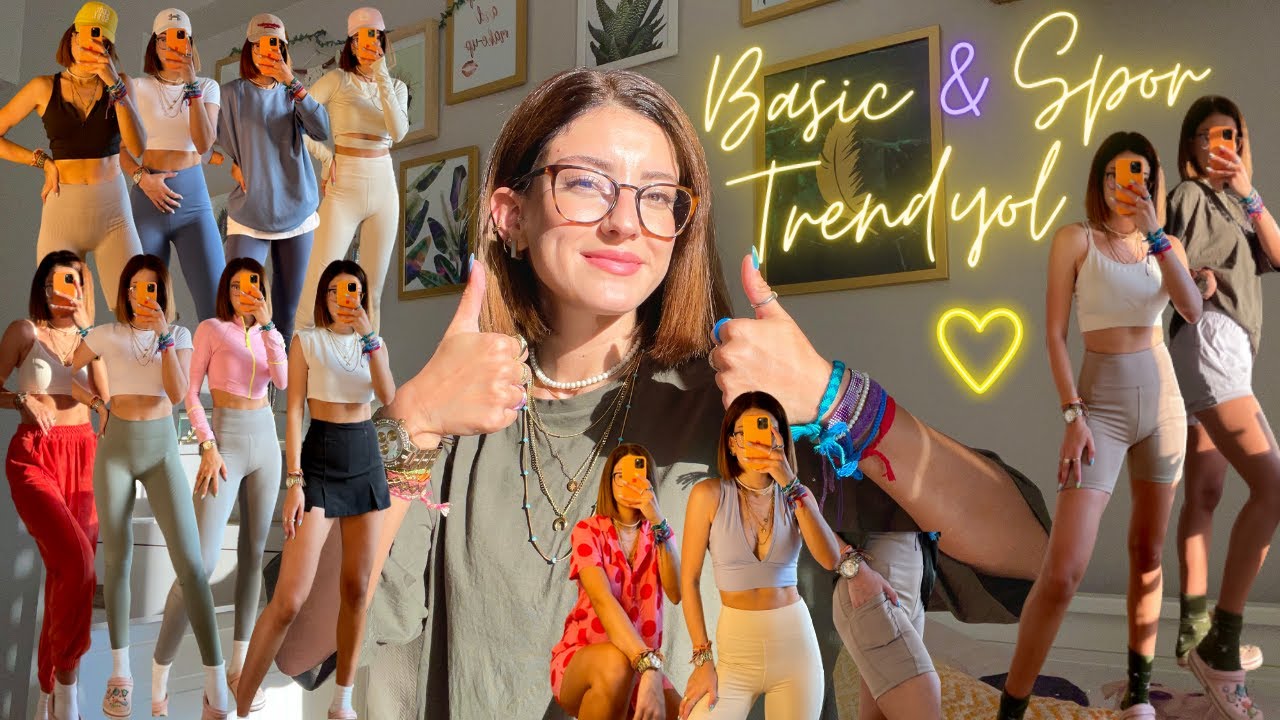GERİ DÖNDÜM! Trendyol Basic ve Spor Parçalar | Trendyol Alışverişim | Denemeli + Kombinli 💫