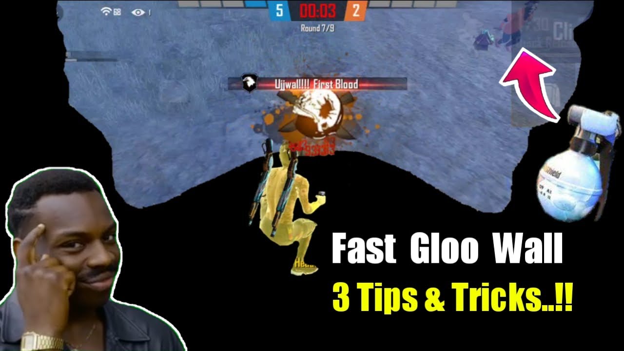 Top 3 Fast Gloo Wall Tips and Tricks😳🔥By Ujjwal !!