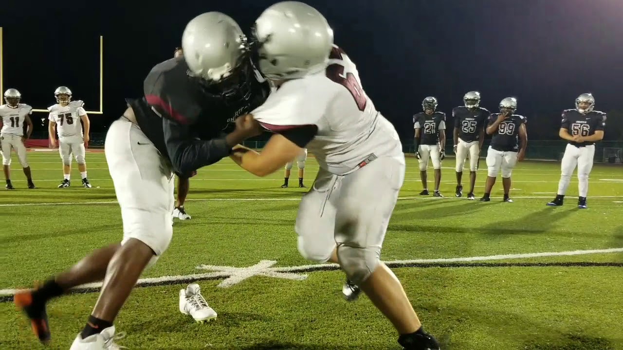 Football Hitting Drill