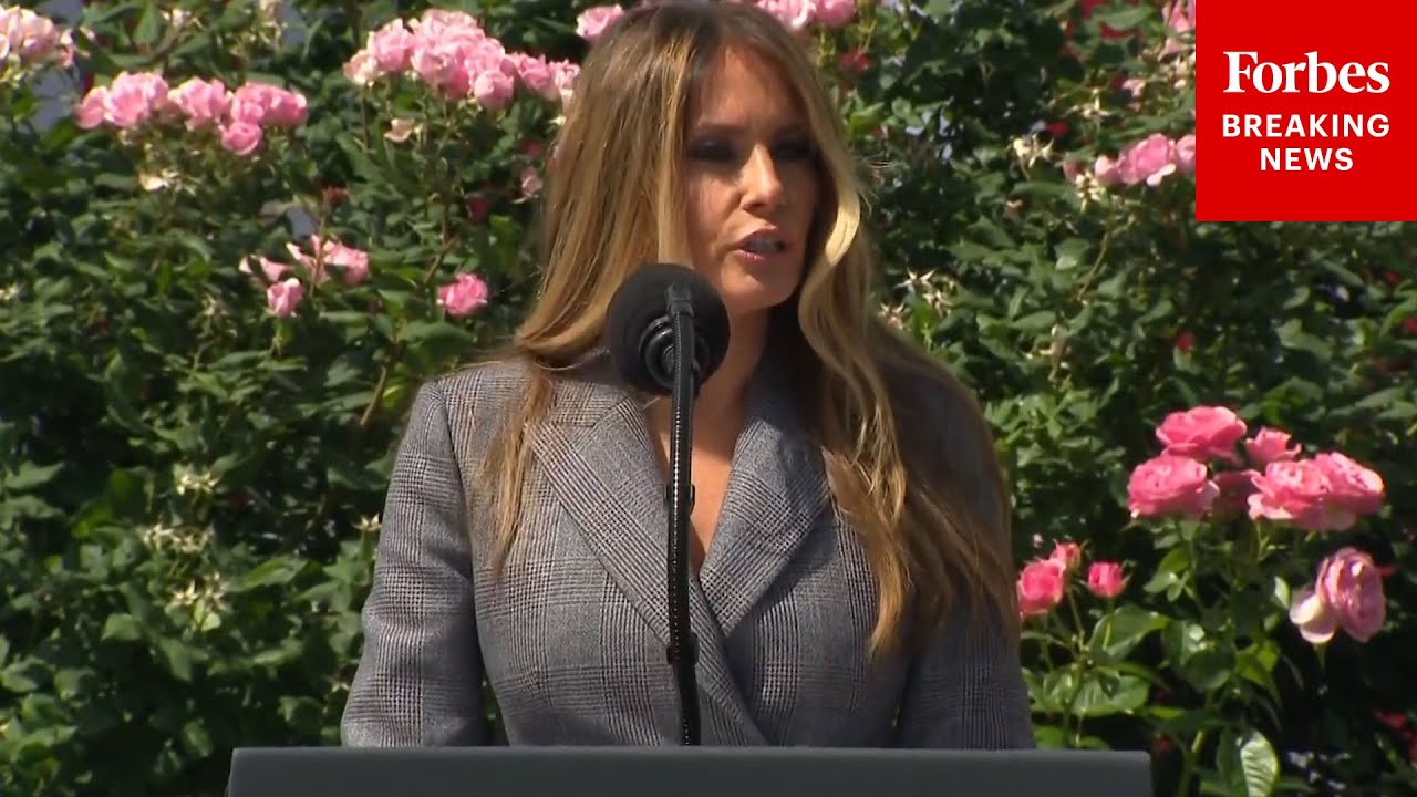 FULL REMARKS: First Lady Melania Trump Speaks At Signing Of The 'Take It Down Act'