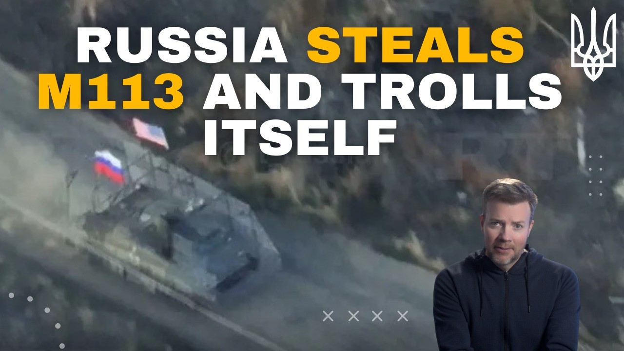 RUSSIAN Troops Use Stolen American Tanks for PROPAGANDA