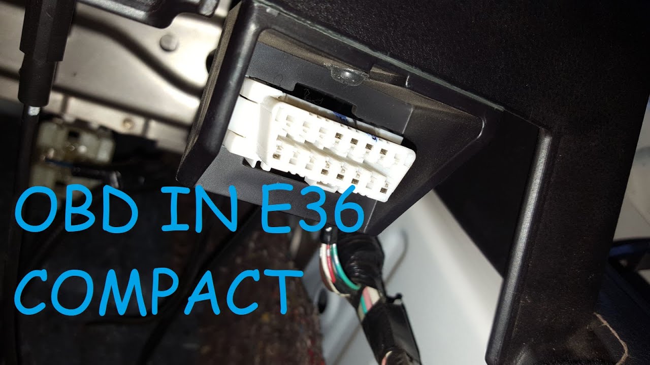 OBD2 W E36 Montaż *E36 OBD*