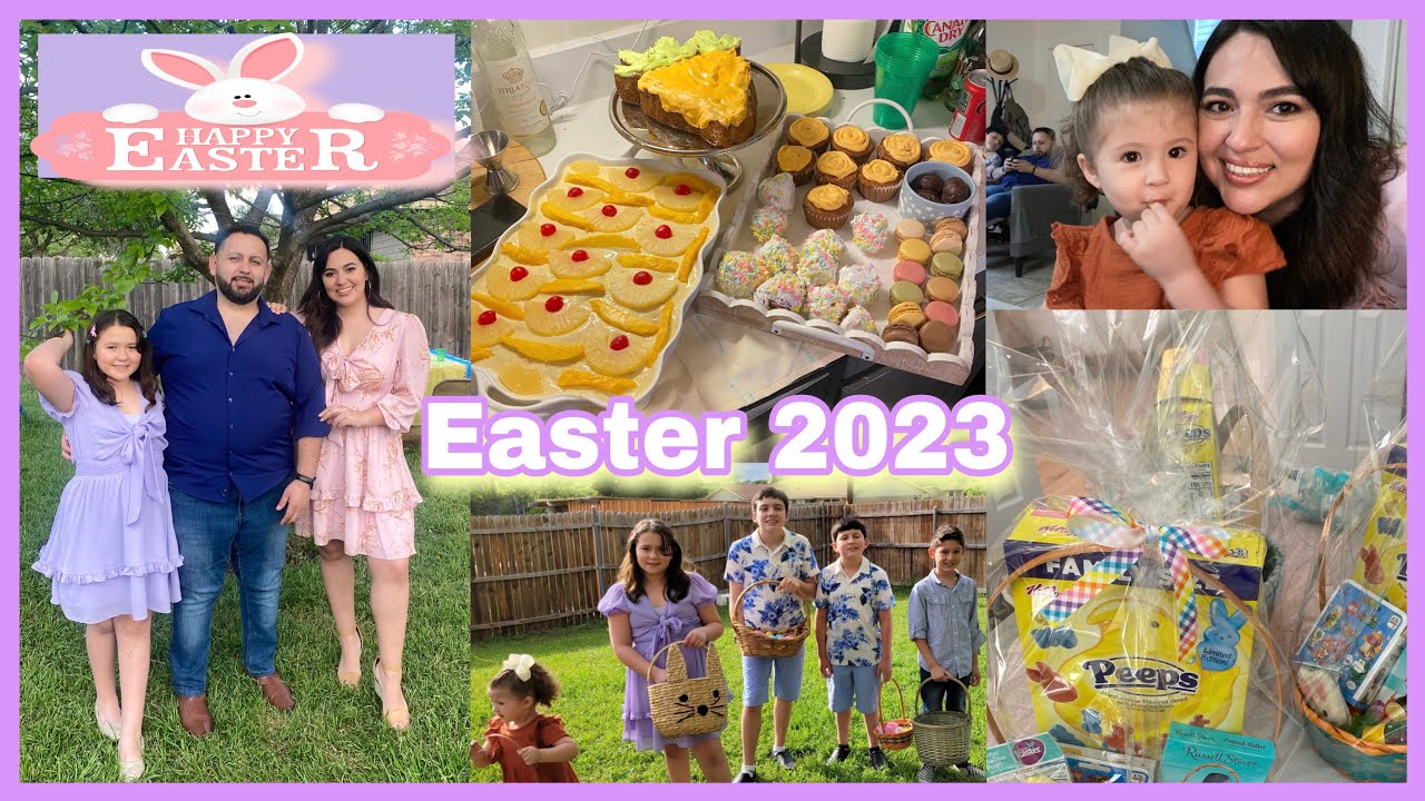 Easter 2023🌸 momentos para recordar, los niños estan creciendo y el tiempo no volvera.