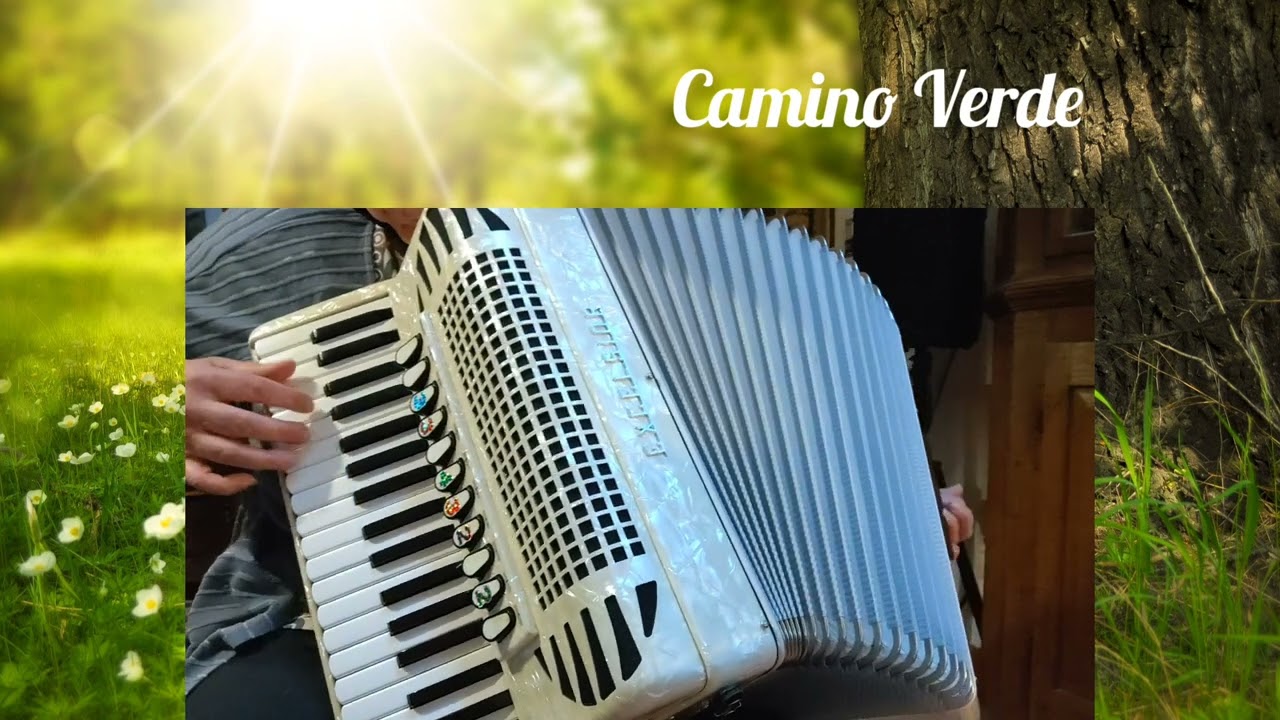 Camino Verde, Bolero, música de acordeón, canción tradicional, 🎶🎵 accordion version