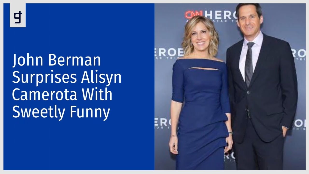 John Berman Surprises Alisyn Camerota With Sweetly Funny