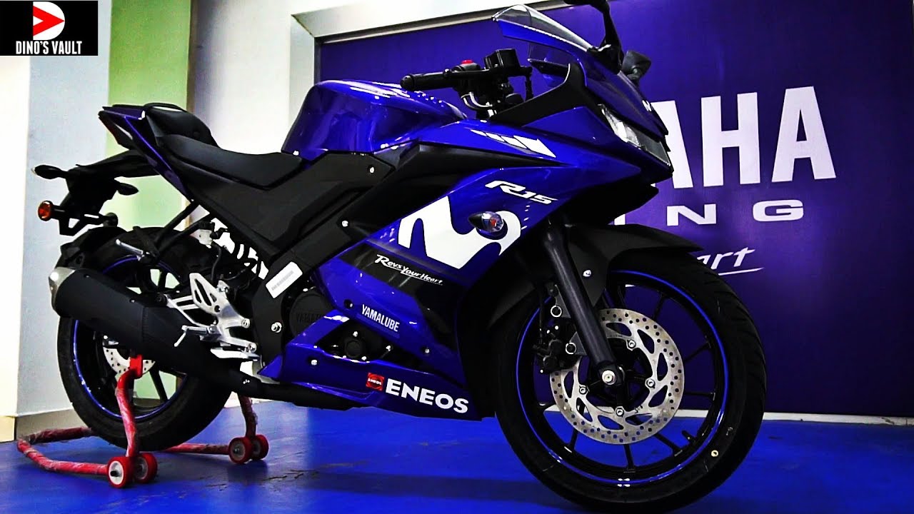 Yamaha R15 V3 MotoGP Edition Walkaround Review #Bikes@Dinos