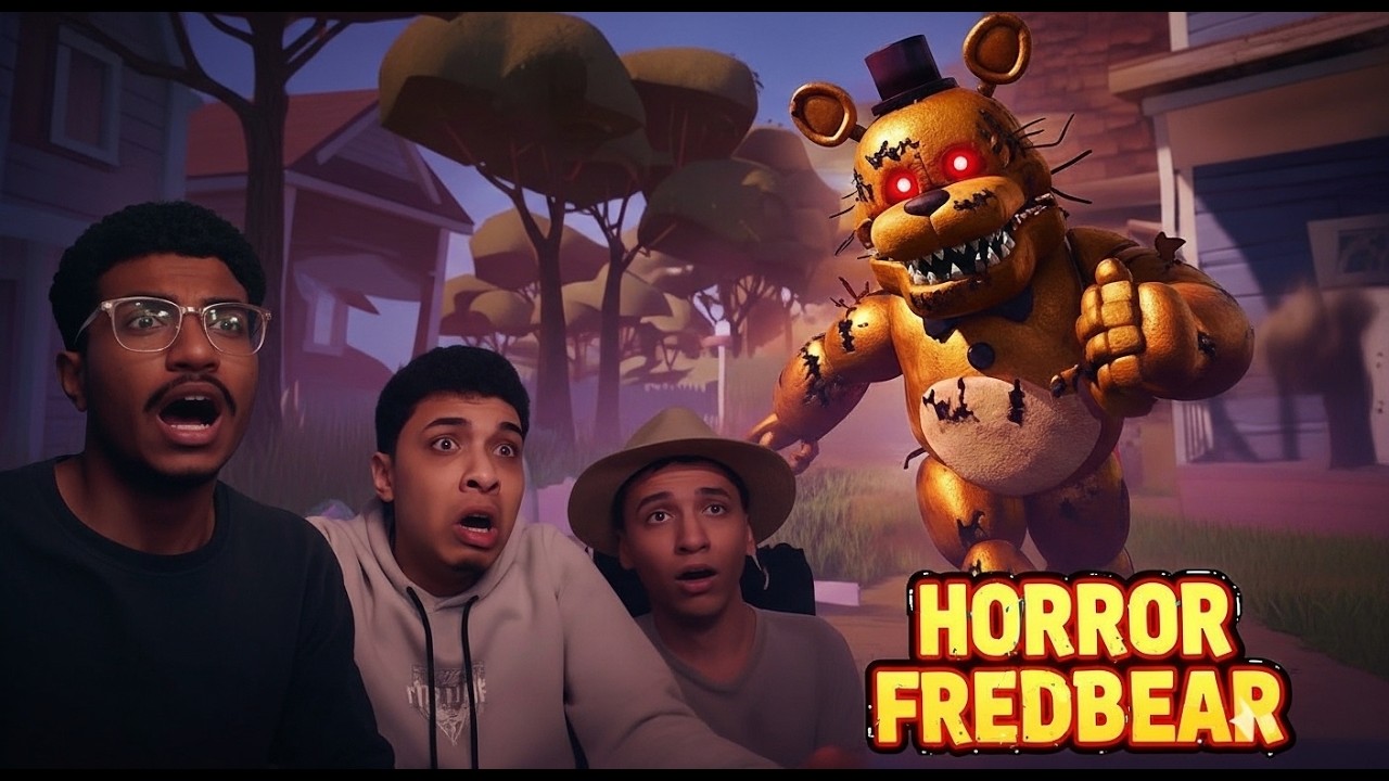 فريدي المجنون سرعته 10000 !! - Hello Neighbor : FREDBEAR !!