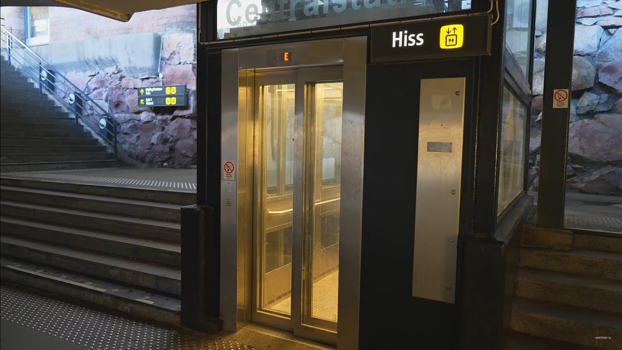 Sweden, Gävle C Train Station, 3X KONE elevator