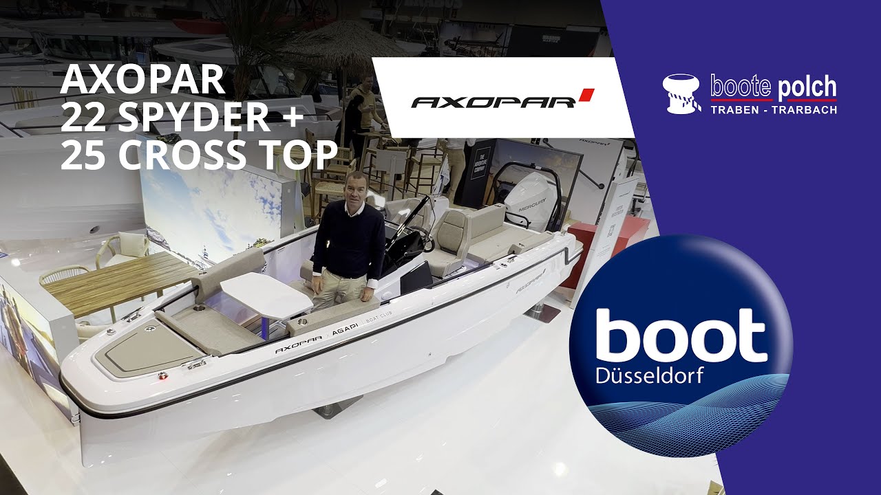 Axopar 22 Spyder + 25 Cross-Top Walkaround Boot 2024