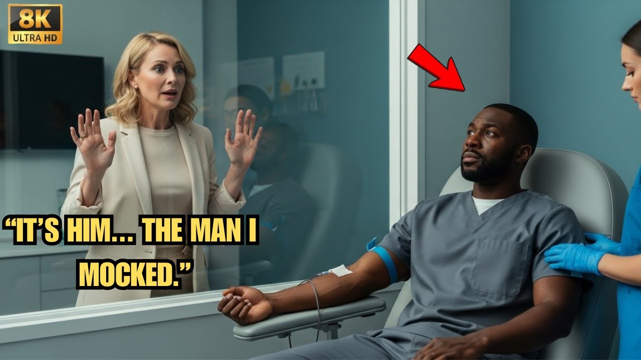 Black Single Dad Gave Blood to Save the Billionaire’s Daughter — Found Out He Was the Man She Mocked