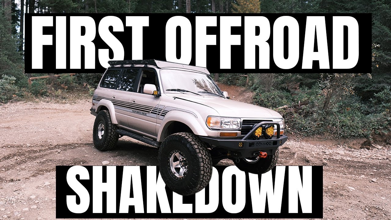 Первый внедорожный тест Land Cruiser 80 серии с двигателем V8 с тройной блокировкой