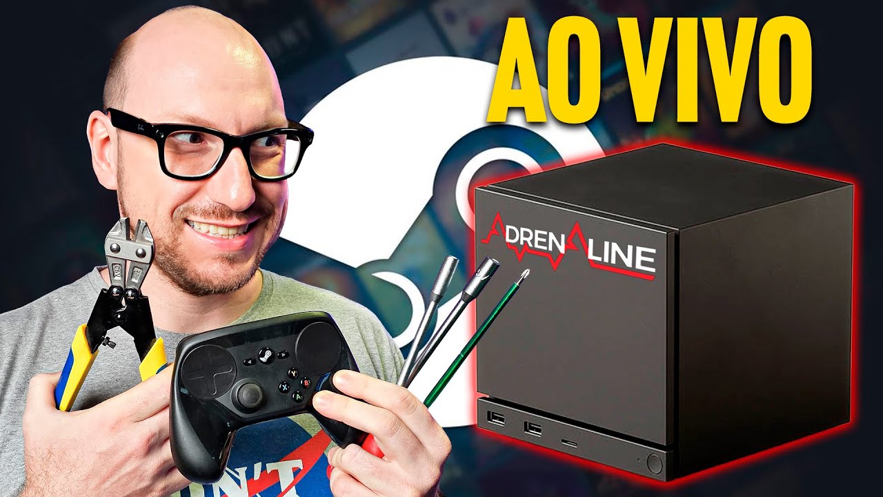 Vamos fazer a nossa STEAM MACHINE! Live montando e configurando