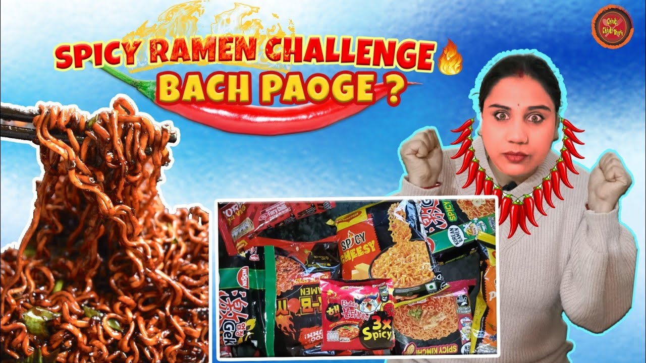SPICY RAMEN CHALLENGE 🌶️🔥 | Bach Paoge Ya Nahi? 😱🥵